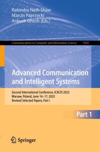 Cover image: Advanced Communication and Intelligent Systems 9783031451201