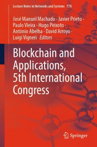 Cover image: Blockchain and Applications, 5th International Congress 9783031451546