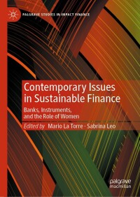 Cover image: Contemporary Issues in Sustainable Finance 9783031452215