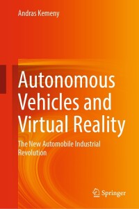 Titelbild: Autonomous Vehicles and Virtual Reality 9783031452628