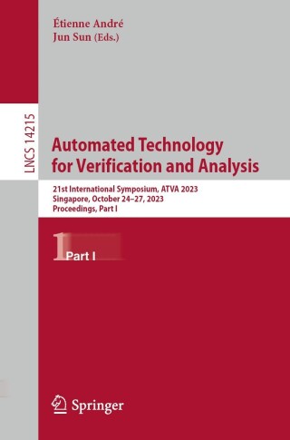 Imagen de portada: Automated Technology for Verification and Analysis 9783031453281