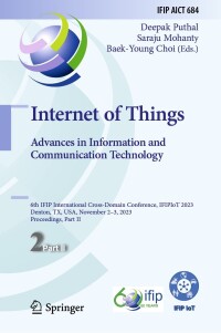 Cover image: Internet of Things. Advances in Information and Communication Technology 9783031458811