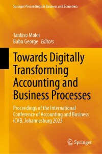 Immagine di copertina: Towards Digitally Transforming Accounting and Business Processes 9783031461767