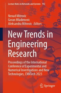 Cover image: New Trends in Engineering Research 9783031464317