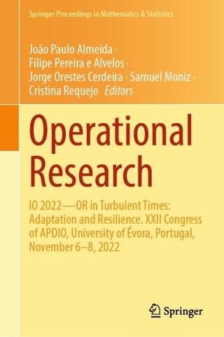 Imagen de portada: Operational Research 9783031464386