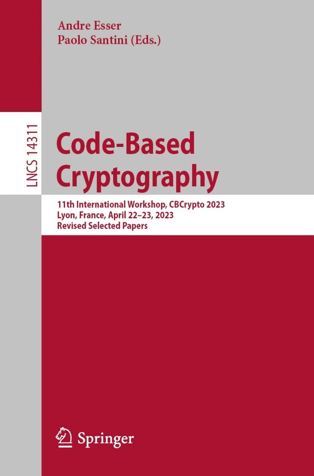 Code-Based Cryptography (eBook Rental)