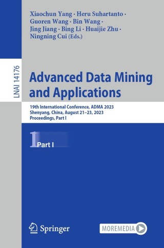 Imagen de portada: Advanced Data Mining and Applications 9783031466601
