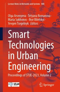 Titelbild: Smart Technologies in Urban Engineering 9783031468766