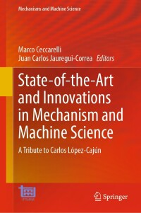 Cover image: State-of-the-Art and Innovations in Mechanism and Machine Science 9783031470394