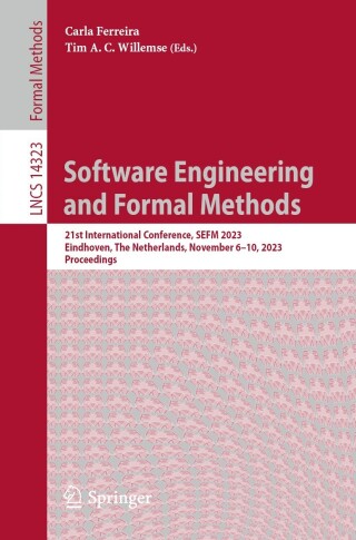 Imagen de portada: Software Engineering and Formal Methods 9783031471148