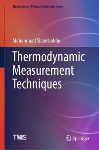 Cover image: Thermodynamic Measurement Techniques 9783031471179