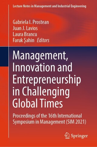 Cover image: Management, Innovation and Entrepreneurship in Challenging Global Times 9783031471636