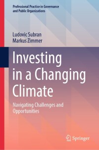 Cover image: Investing in a Changing Climate 9783031471711