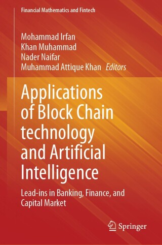 Cover image: Applications of Block Chain technology and Artificial Intelligence 9783031473234
