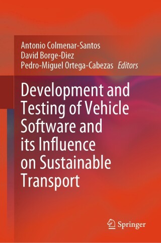 Cover image: Development and Testing of Vehicle Software and its Influence on Sustainable Transport 9783031476297