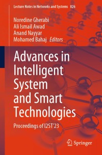 Cover image: Advances in Intelligent System and Smart Technologies 9783031476716