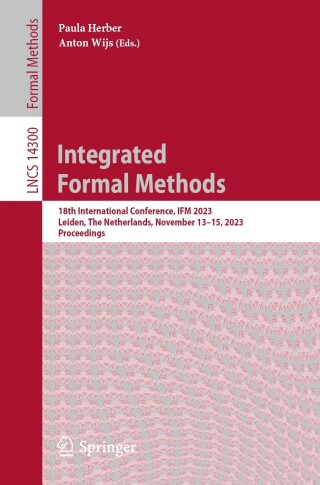 Imagen de portada: Integrated Formal Methods 9783031477041
