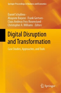 Cover image: Digital Disruption and Transformation 9783031478871