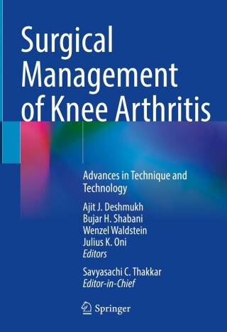 Cover image: Surgical Management of Knee Arthritis 9783031479281
