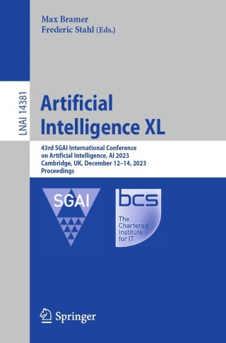 Imagen de portada: Artificial Intelligence XL 9783031479939