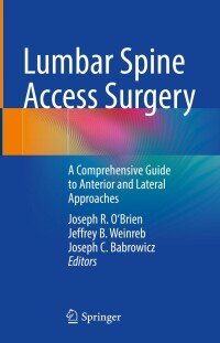 Cover image: Lumbar Spine Access Surgery 9783031480331