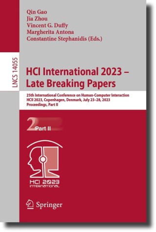 Cover image: HCI International 2023 – Late Breaking Papers 9783031480409