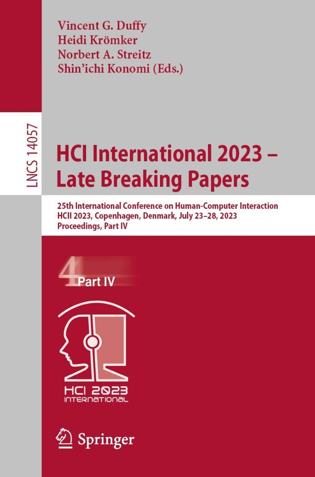 HCI International 2023 – Late Breaking Papers 25th International Conference on Human-Computer Interaction, HCII 2023, Copenhagen, Denmark, July 23–28, 2023, Proceedings, Part IV