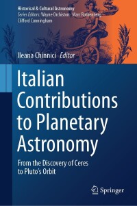 Imagen de portada: Italian Contributions to Planetary Astronomy 9783031483882