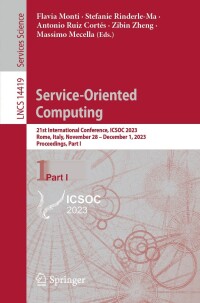 Imagen de portada: Service-Oriented Computing 9783031484209