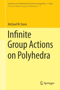Cover image: Infinite Group Actions on Polyhedra 9783031484421