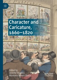 صورة الغلاف: Character and Caricature, 1660-1820 9783031485121