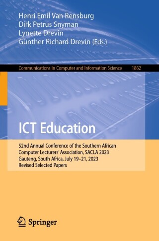 Immagine di copertina: ICT Education 9783031485350