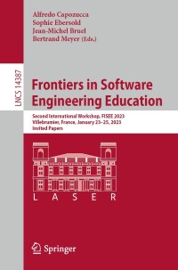 صورة الغلاف: Frontiers in Software Engineering Education 9783031486388