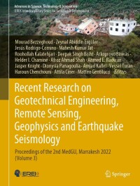 Cover image: Recent Research on Geotechnical Engineering, Remote Sensing, Geophysics and Earthquake Seismology 9783031487149