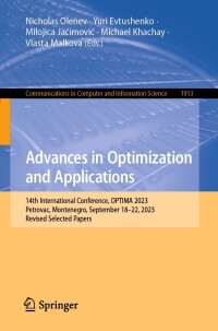 Cover image: Advances in Optimization and Applications 9783031487507