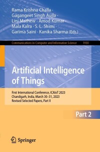 表紙画像: Artificial Intelligence of Things 9783031487804