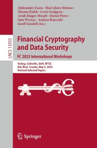 Immagine di copertina: Financial Cryptography and Data Security. FC 2023 International Workshops 9783031488054