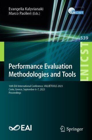 Titelbild: Performance Evaluation Methodologies and Tools 9783031488849