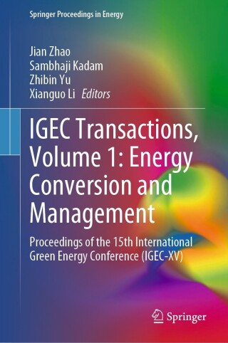 Imagen de portada: IGEC Transactions, Volume 1: Energy Conversion and Management 9783031489013