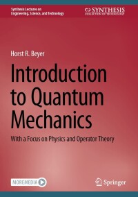 Imagen de portada: Introduction to Quantum Mechanics 9783031490774