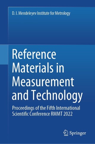 Immagine di copertina: Reference Materials in Measurement and Technology 9783031491993