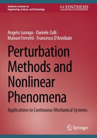 表紙画像: Perturbation Methods and Nonlinear Phenomena 9783031493966