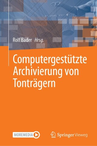 Imagen de portada: Computergestützte Archivierung von Tonträgern 9783031496394