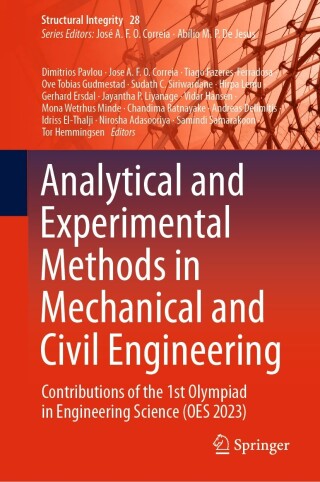 Imagen de portada: Analytical and Experimental Methods in Mechanical and Civil Engineering 9783031497223