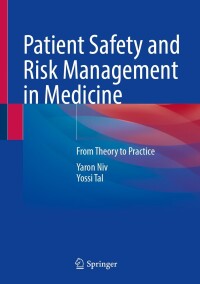 Cover image: Patient Safety and Risk Management in Medicine 9783031498640