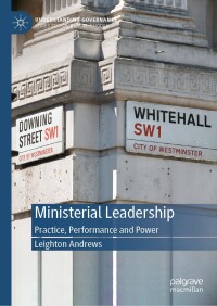 Cover image: Ministerial Leadership 9783031500077