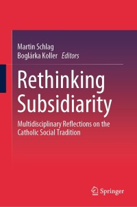 Imagen de portada: Rethinking Subsidiarity 9783031501425