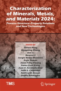 Cover image: Characterization of Minerals, Metals, and Materials 2024 9783031503030