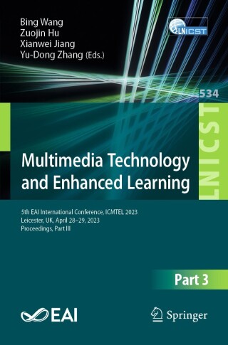 Cover image: Multimedia Technology and Enhanced Learning 9783031505768
