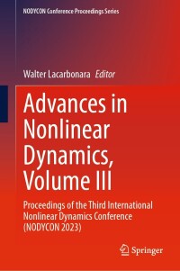 Imagen de portada: Advances in Nonlinear Dynamics, Volume III 9783031506345